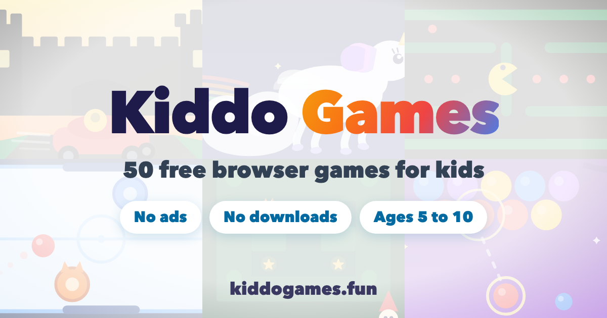 Medieval Math Castle Kiddo Games: 72 Free Browser Games for Kids (No Ads, No Download)